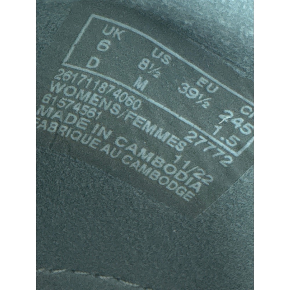 Clarks Eliana Jade Shimmer Flats Pewter Silver Slip On Comfort Shoes Size 8.5 - Picture 11 of 12